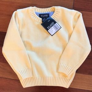 Boy’s 3T Light Yellow Sweater